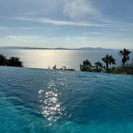 Infinity 200m2 Vue Mer, Giens & Porquerolles 카르쿠에이란느